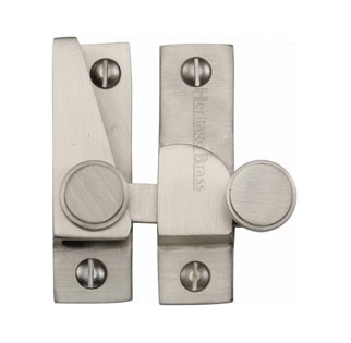 Heritage Hook Plate Sash Fastener V1106 Satin Nickel