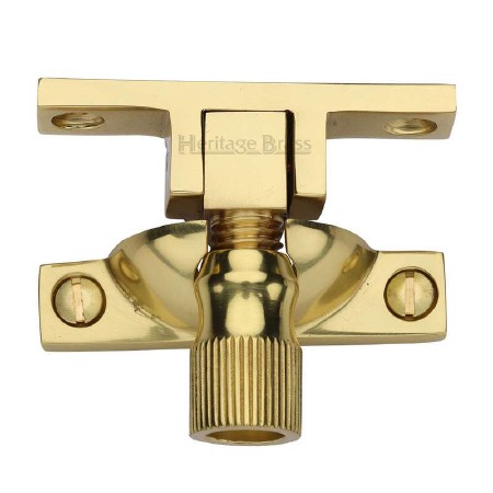 Heritage Brighton Sash Fastener V2054 Polished Brass Lacquered ...