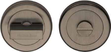 Heritage V4035 Bathroom Thumb Turn & Release Matt Bronze Lacquered