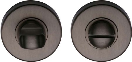 Heritage V4049 Bathroom Thumb Turn & Release Matt Bronze Lacquered