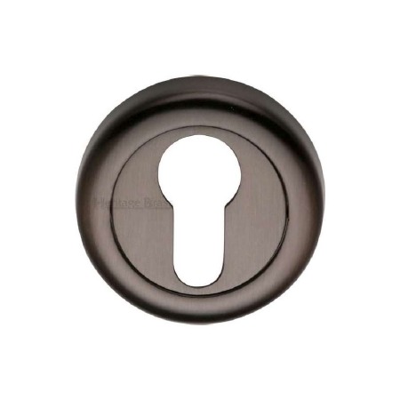 Heritage V6724 Euro Profile Escutcheon Matt Bronze Lacquered