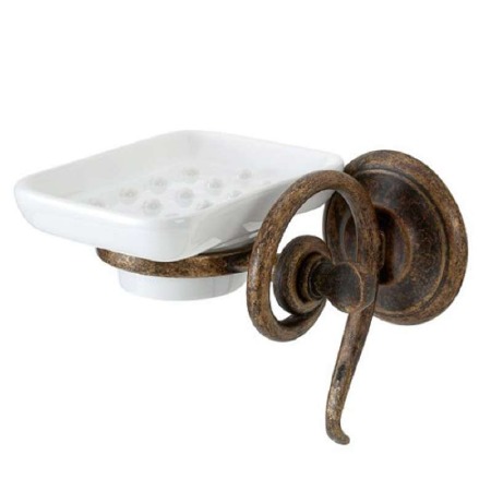 Wave Soap Dish Antique Brass