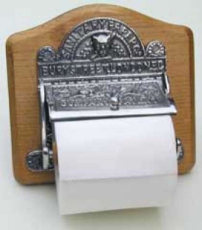 Victorian Toilet Roll Holder Nickel