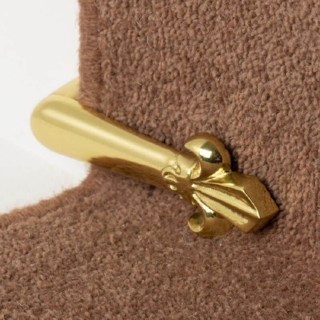 Victorian Stair Clips Polished Brass