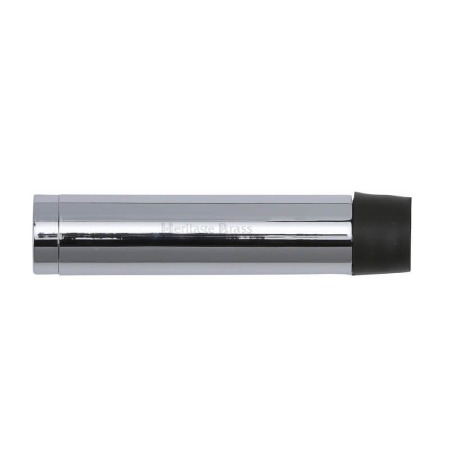 Heritage Cylinder Wall Mounted Door Stop Without Rose V1081 64 Polished Chrome