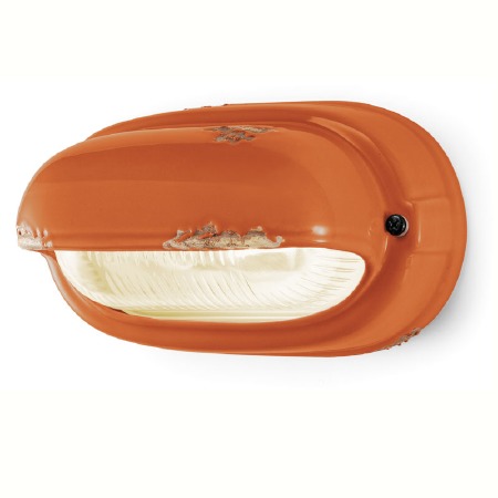 Ferroluce Wall Light C291 Vintage Arancio