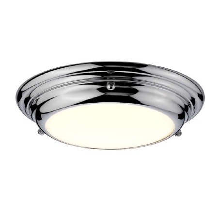 Elstead Welland Bathroom Mini Flush Polished Chrome
