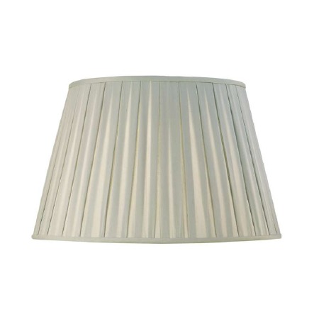 Interiors 1900 Wells Duck Egg Faux Silk Shade 17" VSHLDB