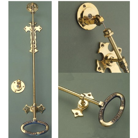 Wilmslow Door Bell Pull Renovated Brass