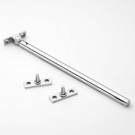 Aston Rod Window Stay 250mm Polished Chrome