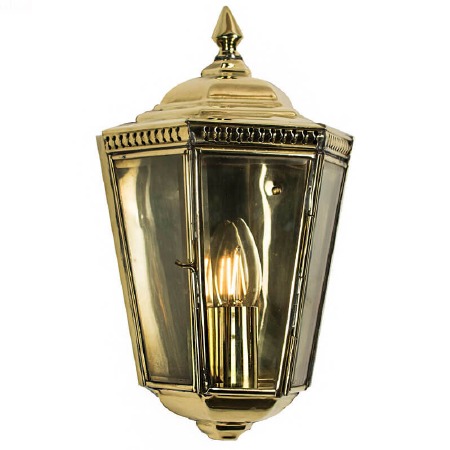 Windsor Outdoor Passage Lantern Polished Brass