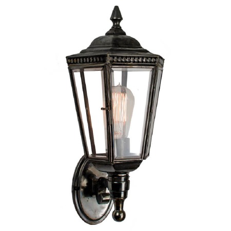 Windsor Outdoor Wall Lantern Antique Brass