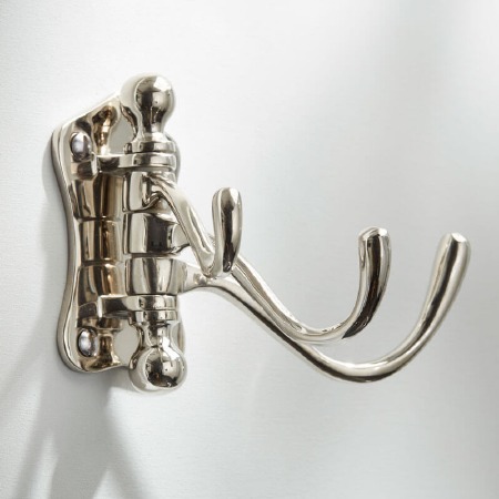 Triple Door Hook Polished Nickel