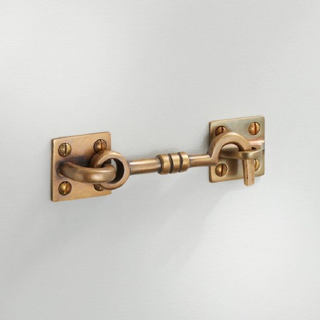 Cabin Hook 4" Antique Satin Brass