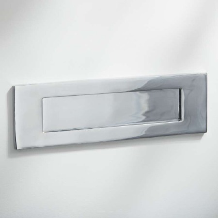 Letter Plate Polished Chrome 300mm x 100mm