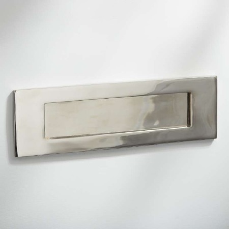 Letter Plate Polished Nickel 300mm x 100mm