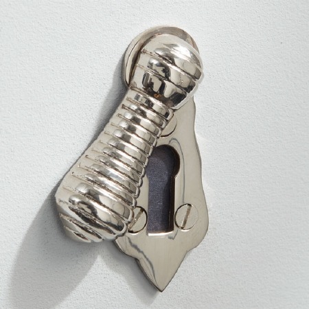 Beehive Escutcheon Polished Nickel