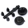 Tail Wheel w/Rtnrs, 1/2" Micro Tail Wheel w/Rtnrs, 1/2" Micro