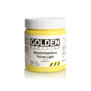 Golden Acrylic Benzimimdazalone Yellow Light 4oz