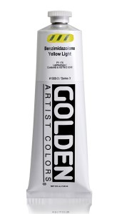 Golden Heavy Body Acrylic Benzimidazolone Yellow Light 5oz