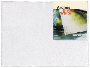Arches Watercolor Paper 140lb Hot Press Bright White 22x30