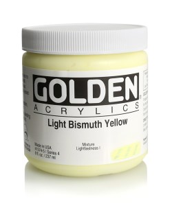 Golden Acrylic Light Bismuth Yellow  8oz