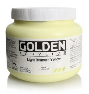 Golden Golden Heavy Body Acrylic Light Bismuth Yellow  32oz