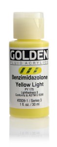 Golden Fluid Acrylic 4oz Benzimidazol Light