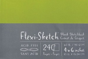 Flexi Sketch Book 4X6 Fern 240 Sheets