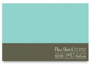 Flexi Sketch Book 8X12 Pool 240 Sheets