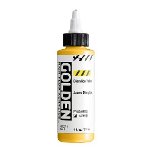 Golden High Flow Acrylics Diarylide Yellow 4oz