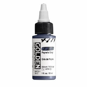 Golden High Flow Acrylics Paynes's Gray 1oz