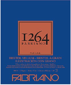 FABRIANO 1264 Bristol Vellum 11X14, 20 sheets