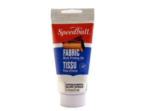 Speedball Fabric Block Printing Ink 2.5oz.Opaque White