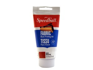 Speedball Fabric Block Printing Ink 2.5oz.Red