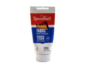 Speedball Fabric Block Printing Ink 2.5oz.White