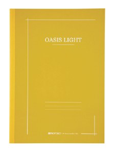 Itoya Mustard Oasis Light Notebook