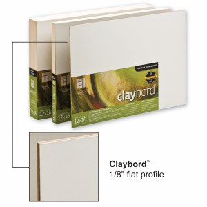 Ampersand™ Claybord™ Smooth 1/8in Flat 12x16