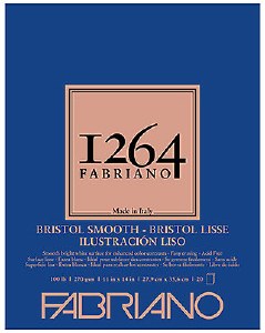 FABRIANO 1264 Bristol Smooth 14X17, 20 sheets