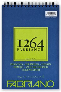 FABRIANO 1264 Drawing Pad 18X24 90 lb., 20 sheets