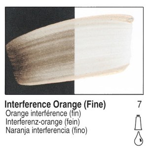 Golden Fluid Acrylic Interference Orange Fine 32oz 2468-7