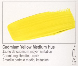 Golden Fluid Acrylic Cadmium Yellow Medium Hue 16oz 2428-6