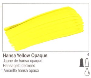 Golden Fluid Acrylic Hansa Yellow Opaque 16oz 2191-6