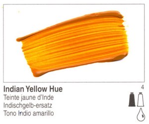 Golden Fluid Acrylic Indian Yellow Hue 4oz 2436-4
