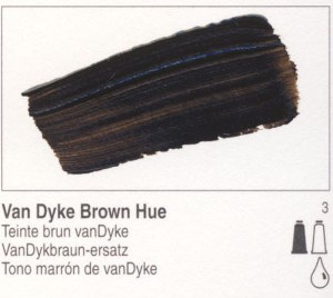 Golden Fluid Acrylic Van Dyke Brown 1oz 2442-1