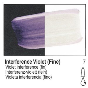 Golden Fluid Acrylic Interference Violet Fine 16oz 2470-6