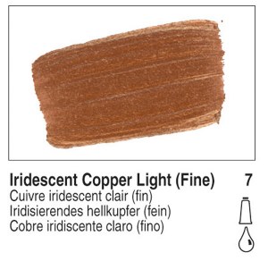 Golden Fluid Acrylic Iridescent Copper Light Fine 8oz 2452-5