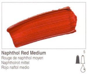 Golden Fluid Acrylic Naphthol Red Medium 16oz 2220-6