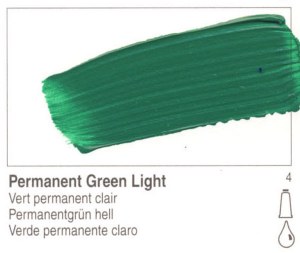 Golden Fluid Acrylic Permanent Green Light 4oz 2250-4