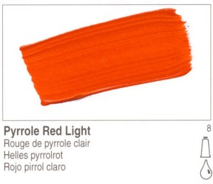 Golden Fluid Acrylic Pyrrole Red Light 1oz 2279-1